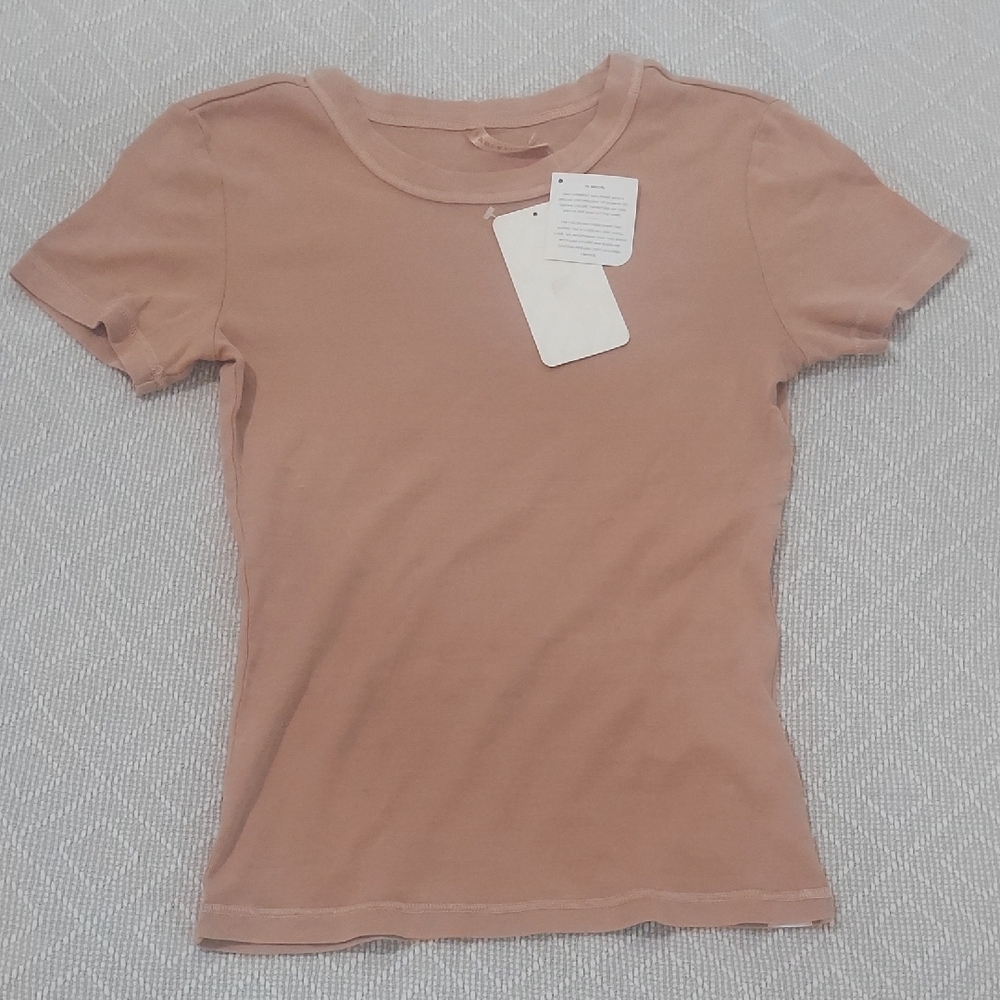 Fabletics Women's Short Sleeve Tee - Tan